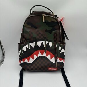 Stay ground Limited Edition Camo Drip Shark Backpack Rare Bag NWT